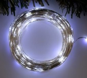 Гирлянда «Нить» 20м роса, IP20, 200 LED, свечение белое, 12 В