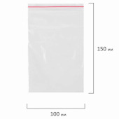 Пакет Zip Lock 10х15см 40мкм Aviora (1уп=100шт)