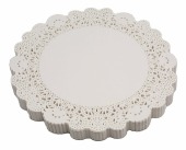 Салфетки для торта d-26см белые (1уп=250шт)