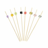 Пики для канапе 12см Optiline Кристалы квадратные (1уп=100шт)