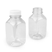 Бутылка с крышкой ПЭТ 300мл широкое горло-38 мм прозрачная (1уп=116шт)