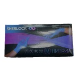 Перчатки нитриловые Sherlock р.М (1уп=50пар)