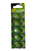 Батарейки GP 177A алкалиновые (1уп=10шт)
