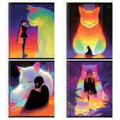 Тетрадь 96л (клетка) BG спираль 