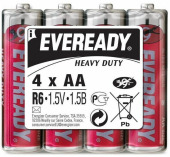 Батарейка Eveready HD AA SHP4 термо (1уп=4шт)