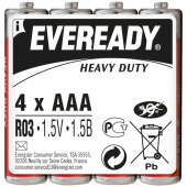 Батарейки Eveready HD AAA SHP4 термо (1уп=4шт)